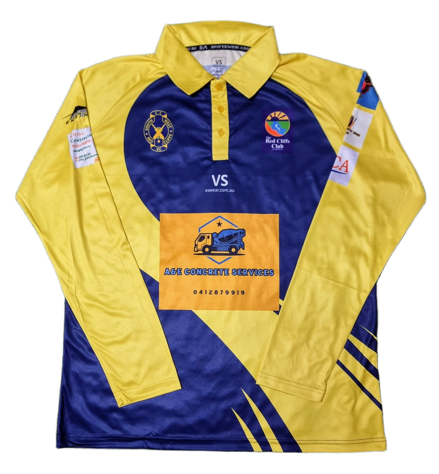 Custom Long Sleeve Cricket Jerseys Australia | Team Shirts