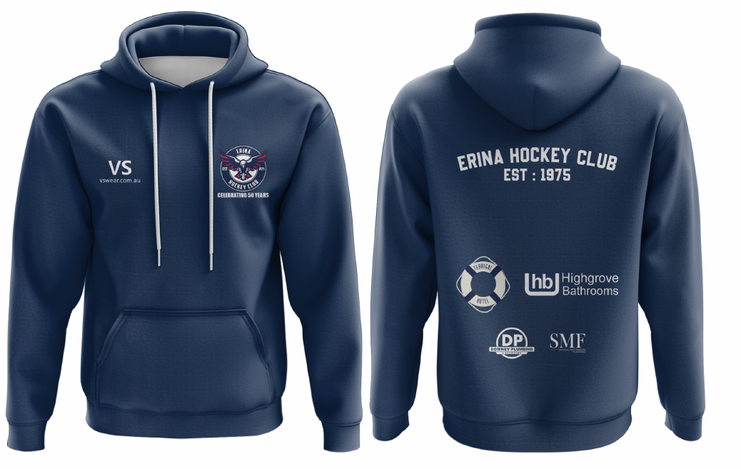Erina Hockey Club - Navy Cotton Hoodie