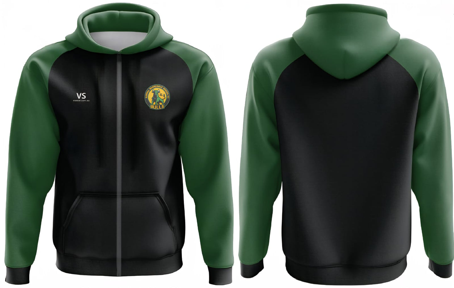 KWRFC - Zip Up Cotton Hoodie (Embroidered)