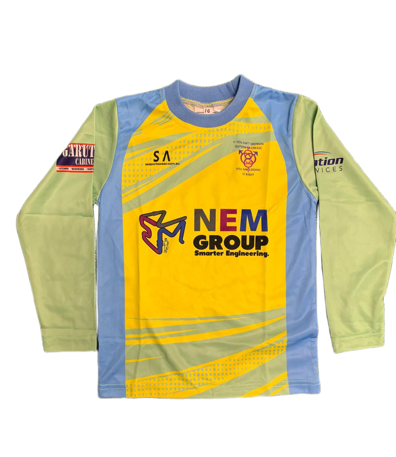 Custom Long Sleeve Cricket Jerseys Australia | Team Shirts