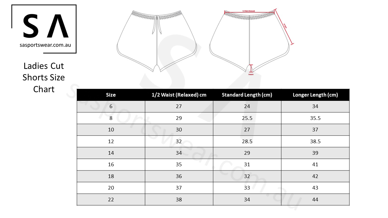 CSSA - Female Training Shorts